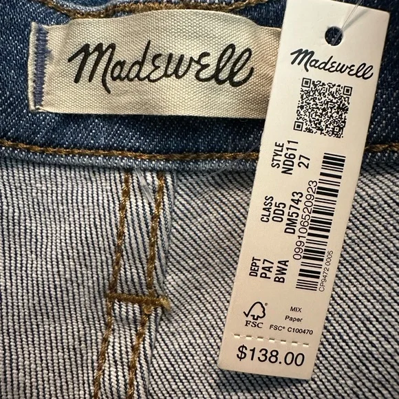 NWT Madewell 10” High Rise Crop Skinny Jeans Size 27 - Picture 8 of 12